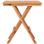 Voir la diapositive 2 : VIDAXL Table de bistro pliable 60x60x65 cm Bois de teck solide
