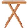 Voir la diapositive 2 : VIDAXL Table de bistro pliable 60x60x65 cm Bois de teck solide