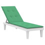 Voir la diapositive 3 : VIDAXL Coussin de chaise de terrasse vert (75+105)x50x4 cm