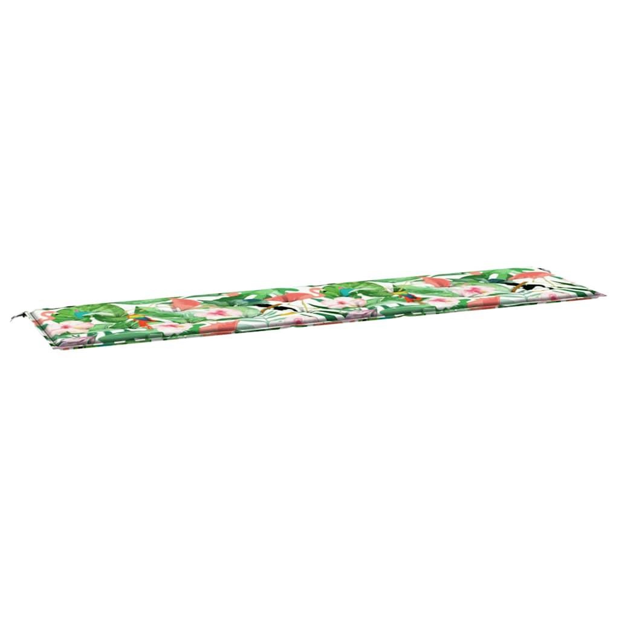 Voir la diapositive 2 : VIDAXL Coussin de banc de jardin multicolore 200x50x3 cm tissu