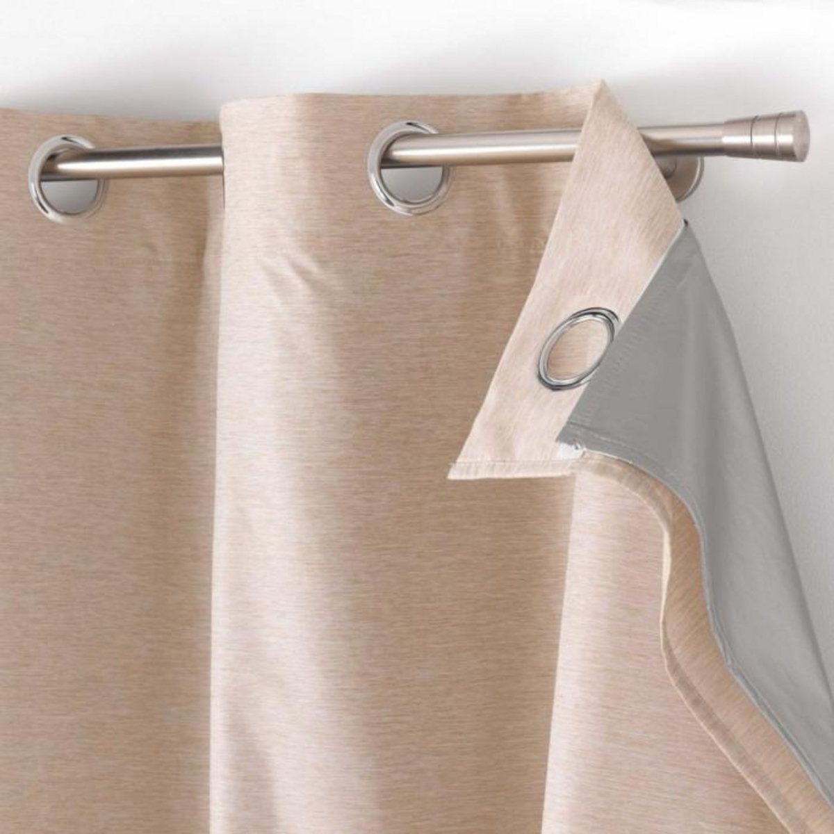 Paris Prix Rideau Occultant Thermique  Coverline  140x260cm Beige