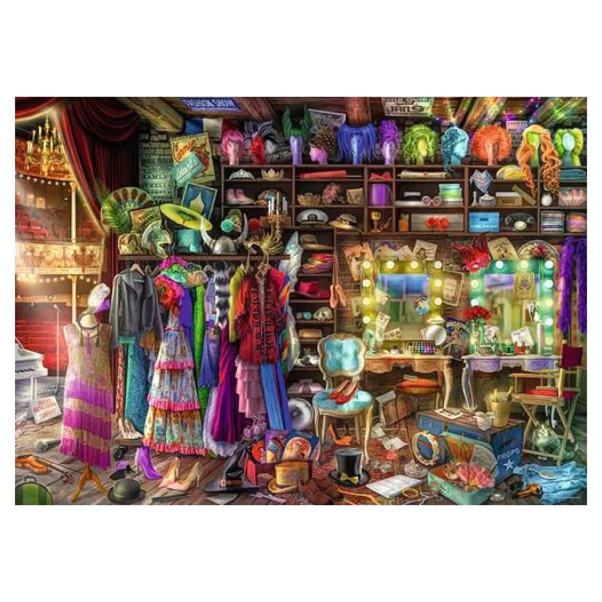 Voir la diapositive 2 : RAVENSBURGER Puzzle 1000 p - en coulisses