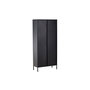 Voir la diapositive 5 : Paris Prix Vitrine Design en Métal  Lima  180cm Noir