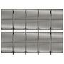 Voir la diapositive 5 : VIDAXL Cloison de separation 5 panneaux gris resine tressee