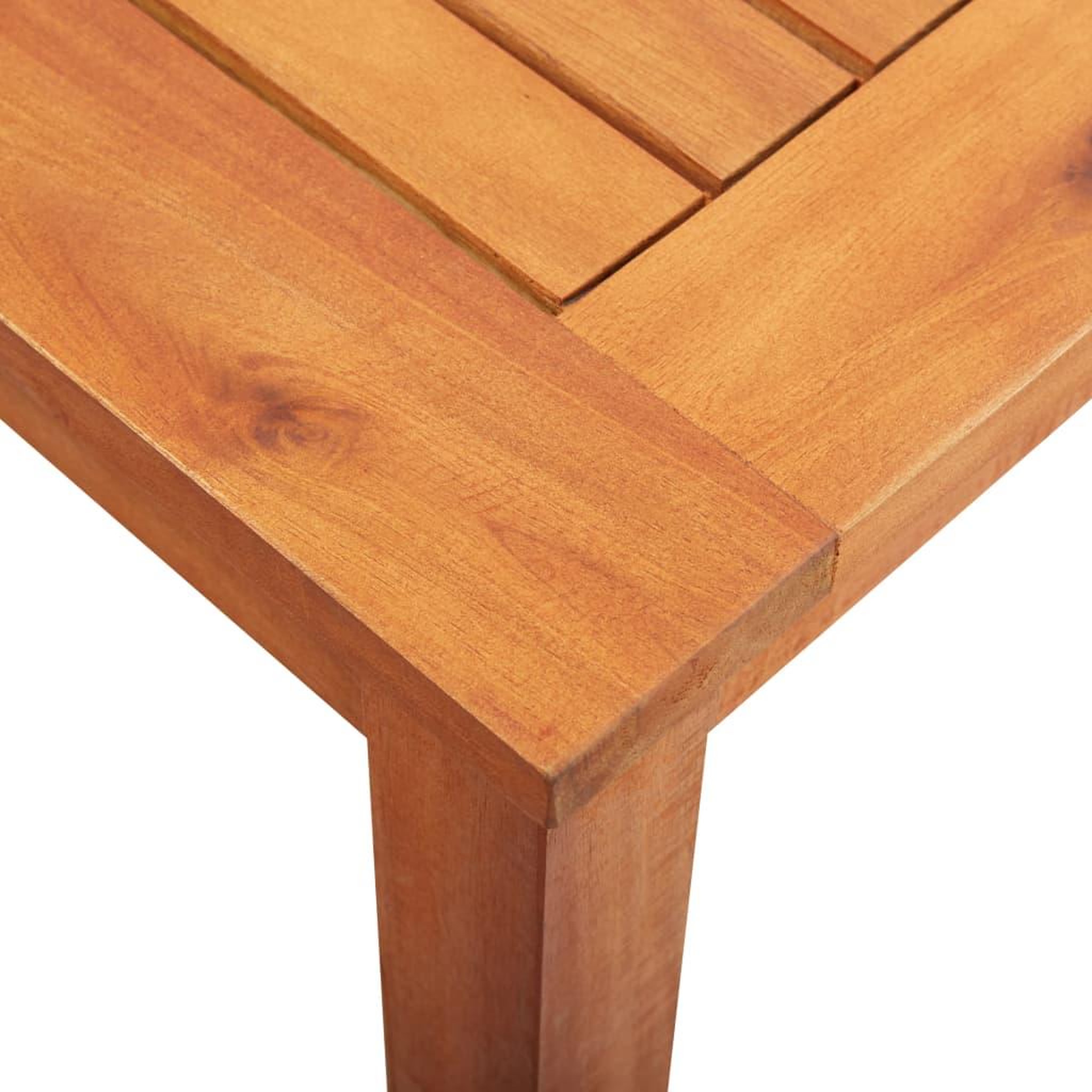 Voir la diapositive 5 : VIDAXL Table de jardin 150x90x74 cm Bois d'acacia massif