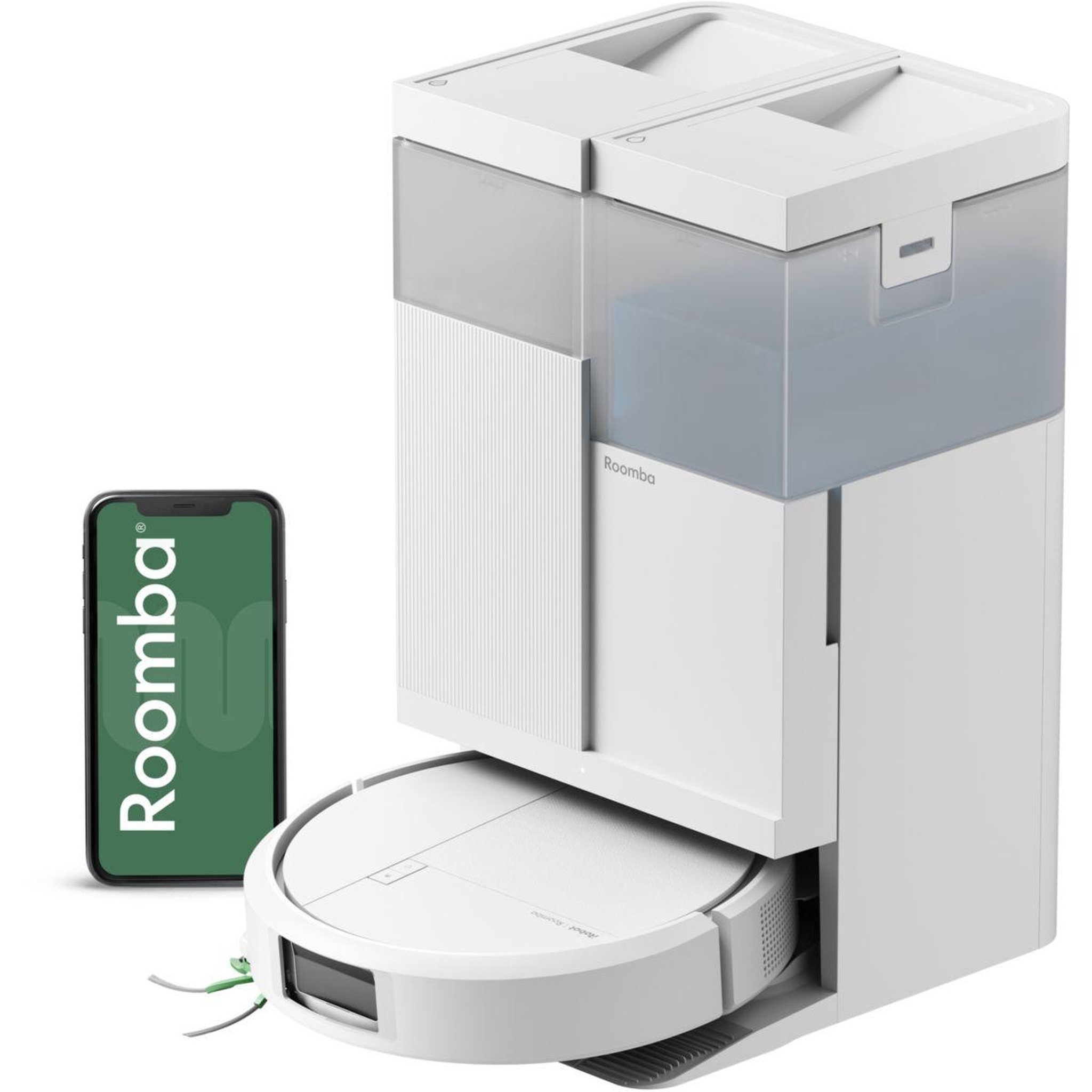 IROBOT Robot Aspirateur Laveur Roomba Plus 515 Combo + AutoWashTM Dock