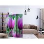 Voir la diapositive 2 : Paris Prix Paravent 3 Volets  Purple Spring Tulips  135x172cm