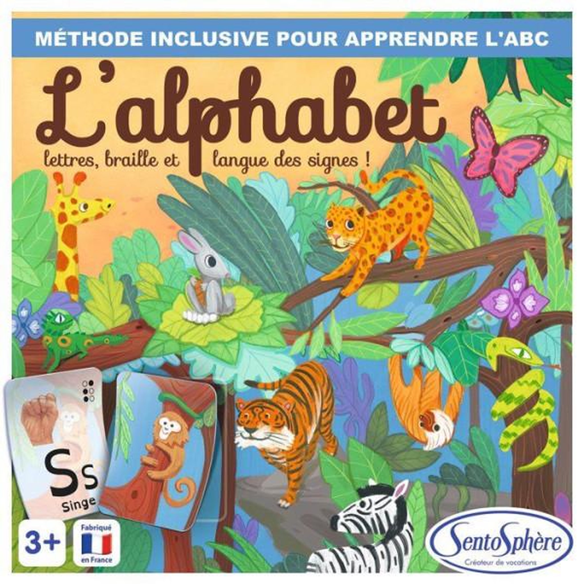Voir la diapositive 3 : Sentosphere L'alphabet jeu sensoriel et educatif