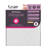 TINEO Matelas bébé Climatisé 60x120x10 cm face hiver et face été CLIMATISE