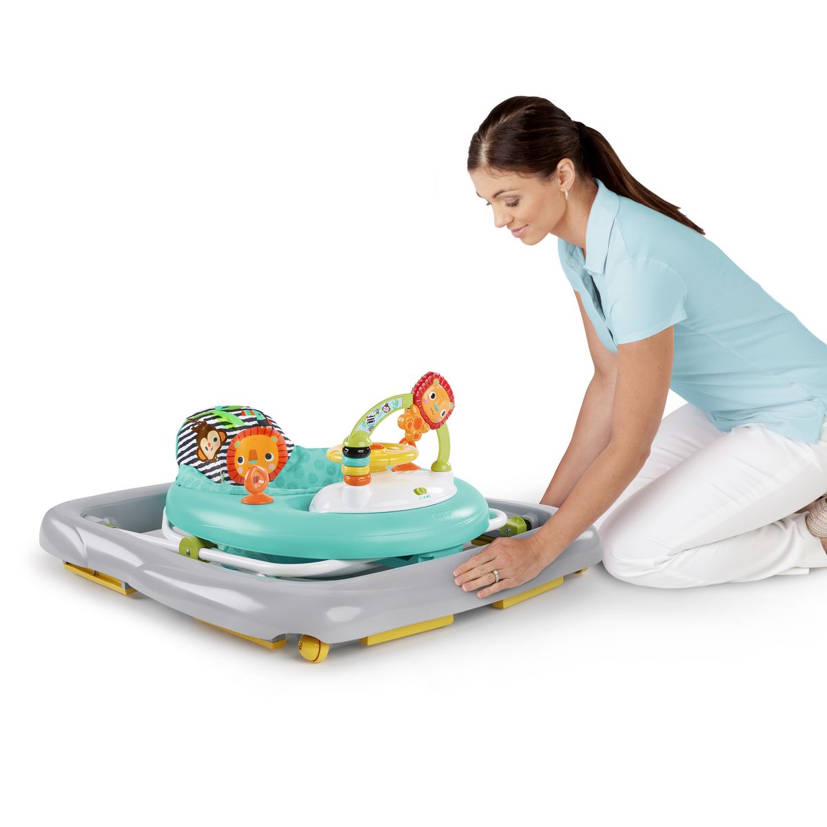 Bright Starts Trotteur pliable Zig Zag Zebra Walker multicolore