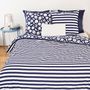 Voir la diapositive 4 : Home collection Parure housse de couette 100% coton 57fils capri