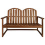 Voir la diapositive 2 : VIDAXL Banc de jardin 110 cm Bois d'acacia solide
