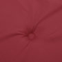 Voir la diapositive 5 : VIDAXL Coussin de banc de jardin rouge bordeaux 120x50x3 cm
