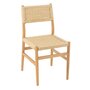 Voir la diapositive 1 : Paris Prix Chaise Corde en Bois  Lap  87cm Naturel