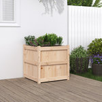 VIDAXL Jardiniere d'exterieur 60x60x60 cm bois de pin massif
