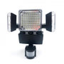 Voir la diapositive 2 : LUMI JARDIN LUMI JARDIN Projecteur solaire Blackburn - 3 tetes - H 23 cm - Noir