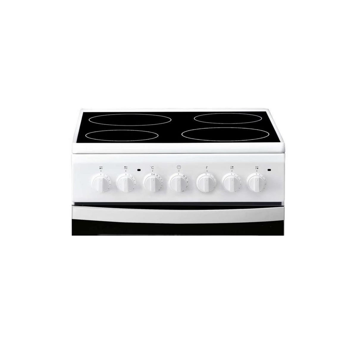 Indesit Cuisinière vitrocéramique 59l 4 feux blanc - IS5V5PCWFR