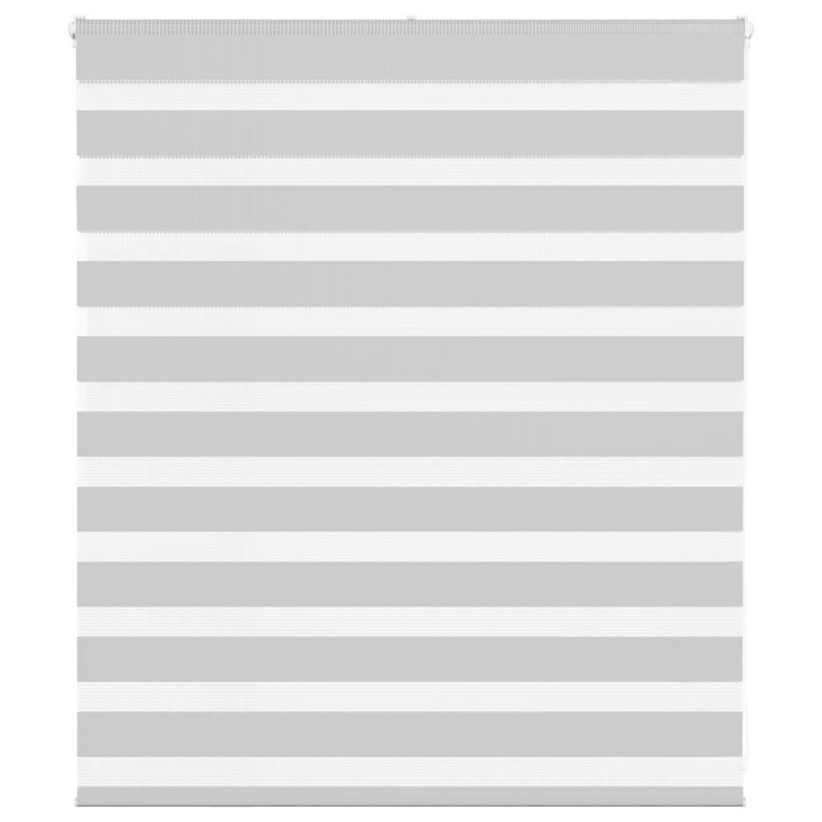 VIDAXL Store zebre gris clair largeur du tissu 115,9 cm polyester