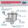 Voir la diapositive 3 : ELO Ensemble de 1 Poêle de cuisson 24 cm et 3 faitouts 12, 14 et 26 cm Elo Profi Citrin