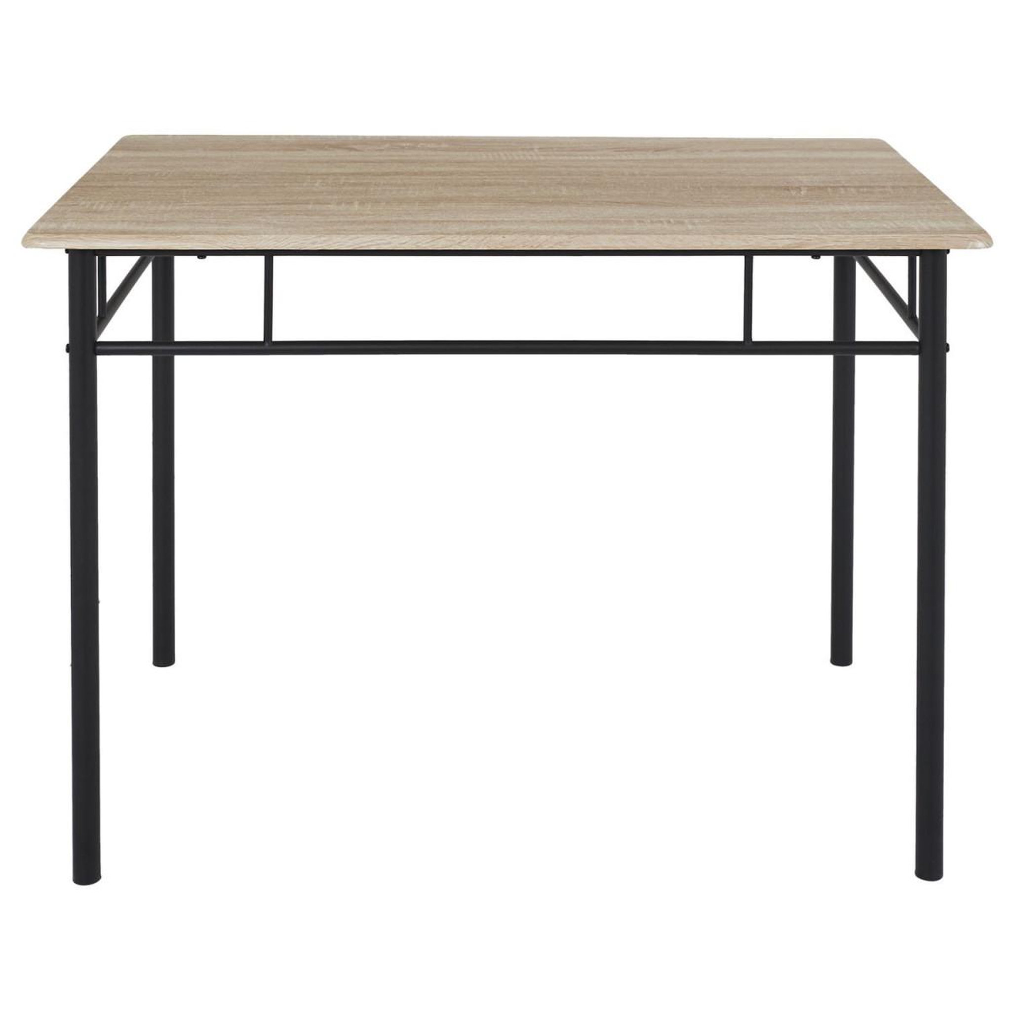 Voir la diapositive 5 : The Home Deco Factory Table à manger & 4 chaises  loka  110cm naturel