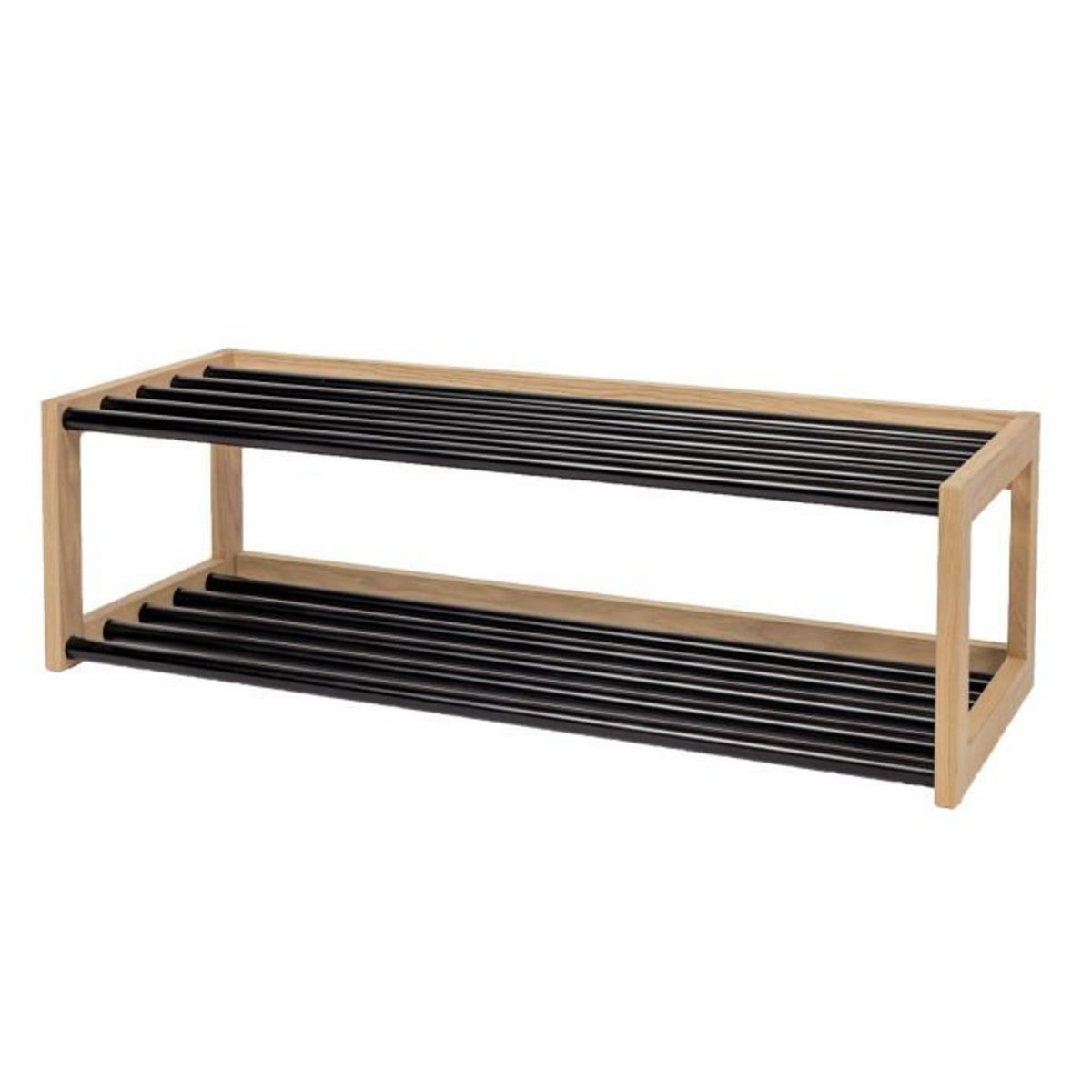 Paris Prix Range-Chaussures  Slussen  100cm Chêne & Noir