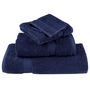 Voir la diapositive 4 : VIDAXL Serviettes de visage de qualité sup. SOLUND 2 pcs bleu marine