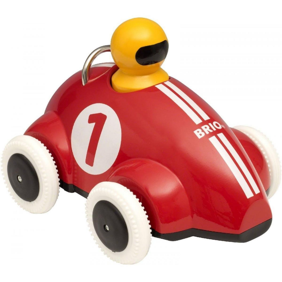 Brio 30226 Voiture de course push and go rouge
