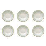 SECRET DE GOURMET Lot de 6 Coupelles  Naples  19cm Menthe