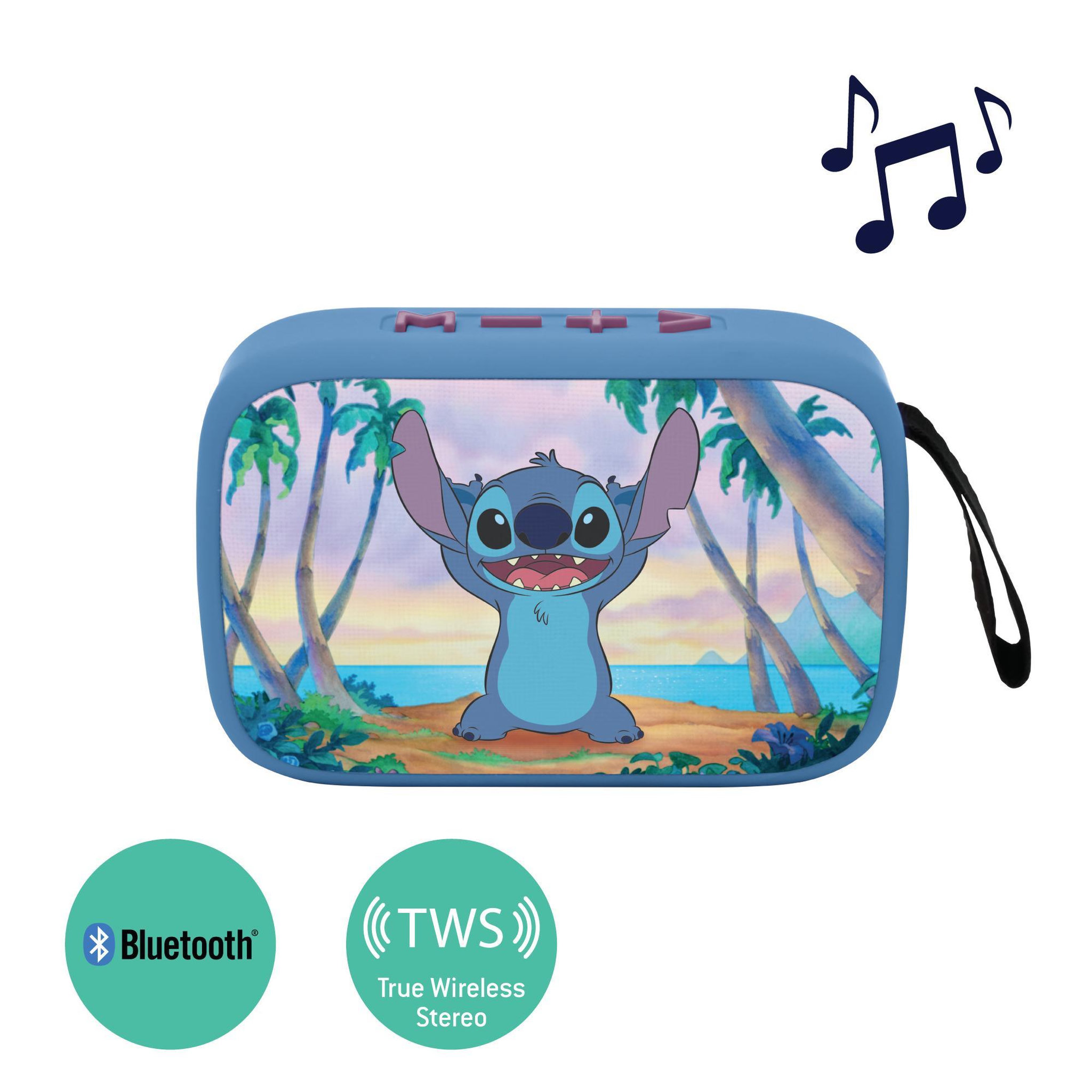 Voir la diapositive 3 : Lexibook Enceinte Bluetooth portable Stitch