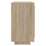 Voir la diapositive 4 : VIDAXL Buffet Chene sonoma 80x40x75 cm Bois d'ingenierie