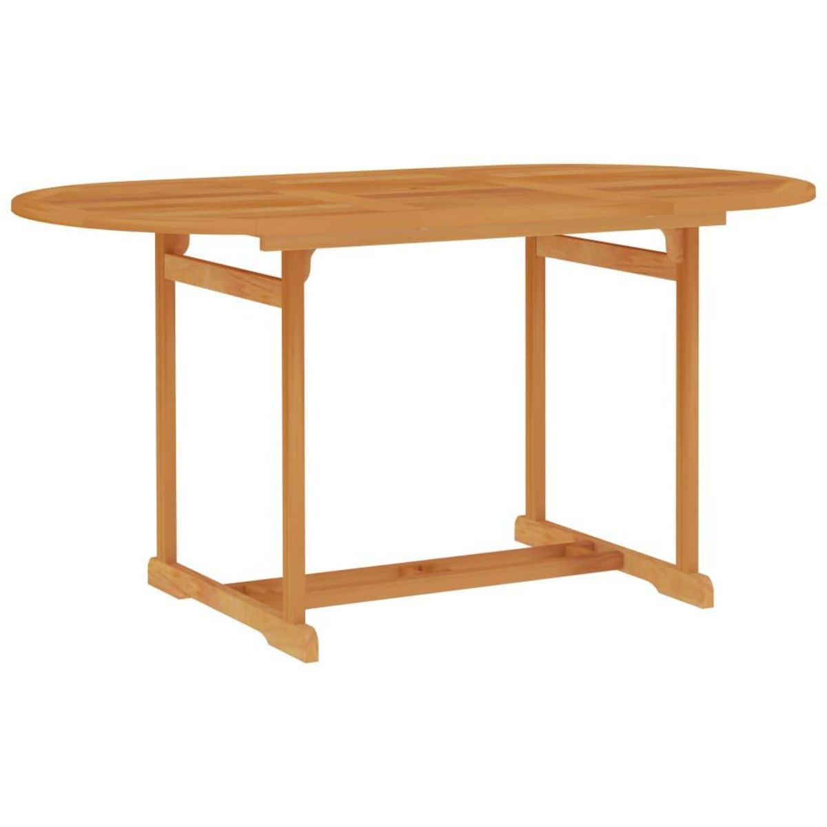 VIDAXL Table de jardin 150x90x75 cm Bois de teck massif