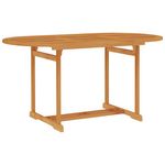 VIDAXL Table de jardin 150x90x75 cm Bois de teck massif