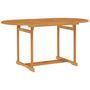 Voir la diapositive 1 : VIDAXL Table de jardin 150x90x75 cm Bois de teck massif