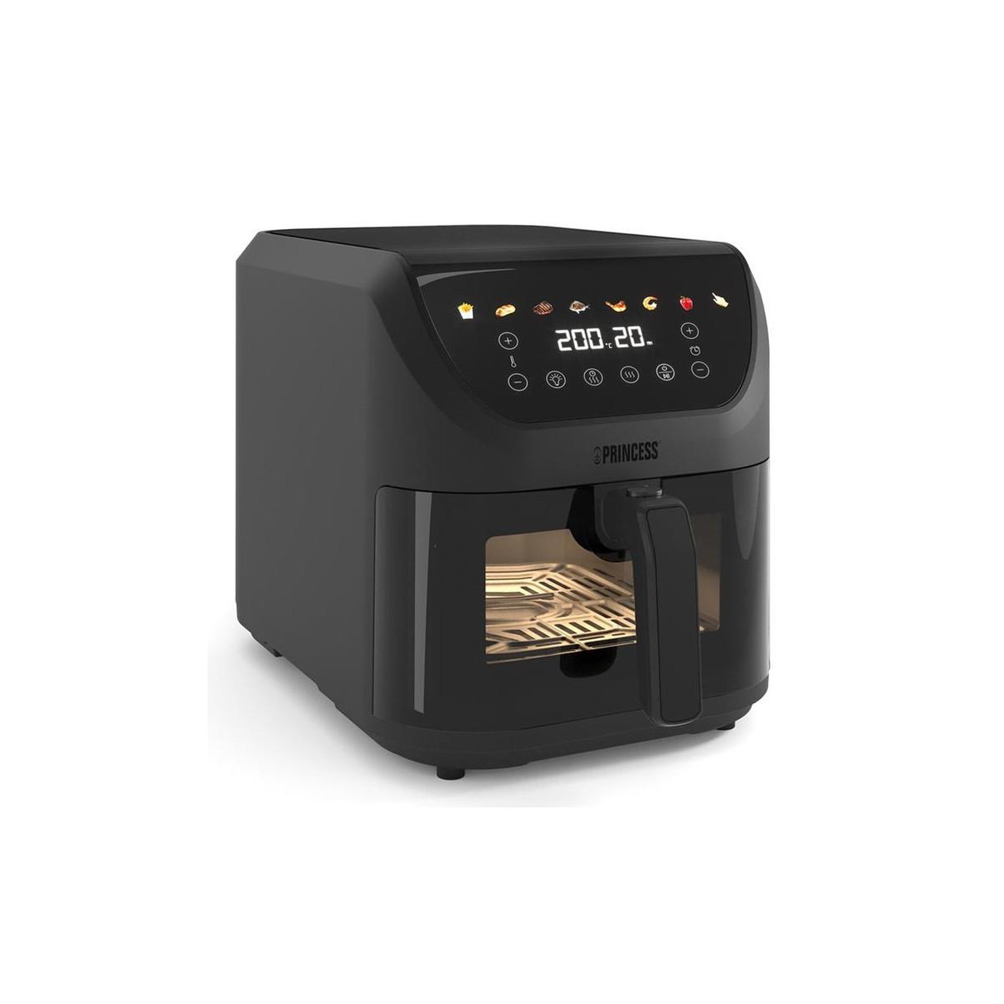 Voir la diapositive 2 : PRINCESS Friteuse à air chaud Princess 182476 capacité 8 litres