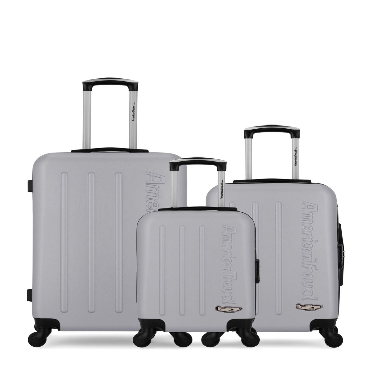 AMERICAN TRAVEL AMERICAN TRAVEL - Lot de 3 - Valise weekend, valise cabine et valise cabine XXS BRONX