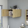 Voir la diapositive 3 : VIDAXL Armoire murale Chene sonoma 80x39x40 cm Bois d'ingenierie