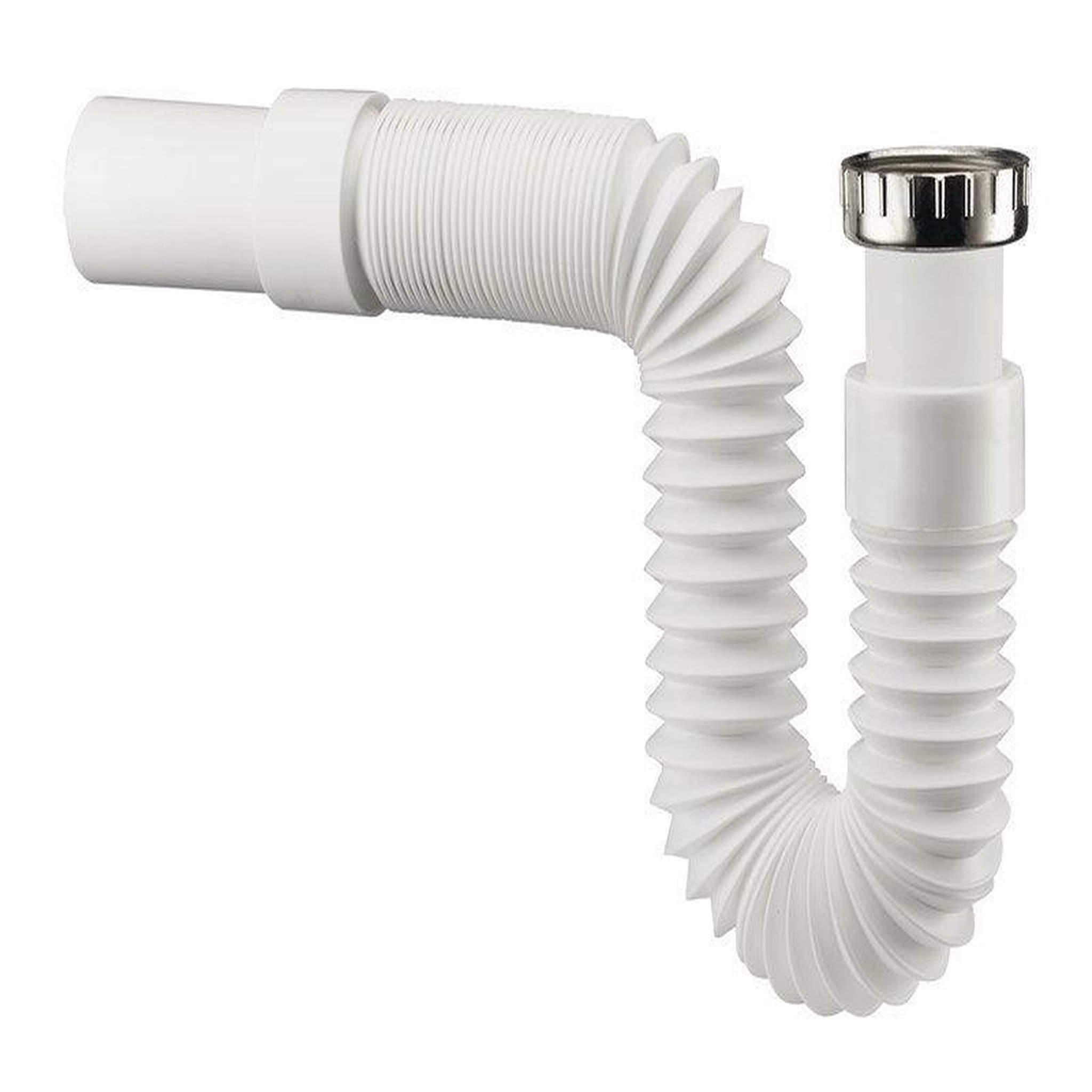 Valentin Raccord flexible extensible 40, ecrou metal- embout PVC