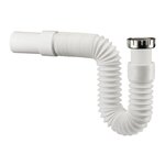 Valentin Raccord flexible extensible 40, ecrou metal- embout PVC