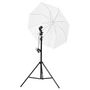 Voir la diapositive 3 : VIDAXL Kit de studio photo avec eclairage toile de fond et reflecteur