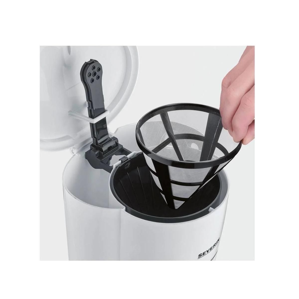 SEVERIN Cafetière filtre 10 tasses 900w blanc - KA4323