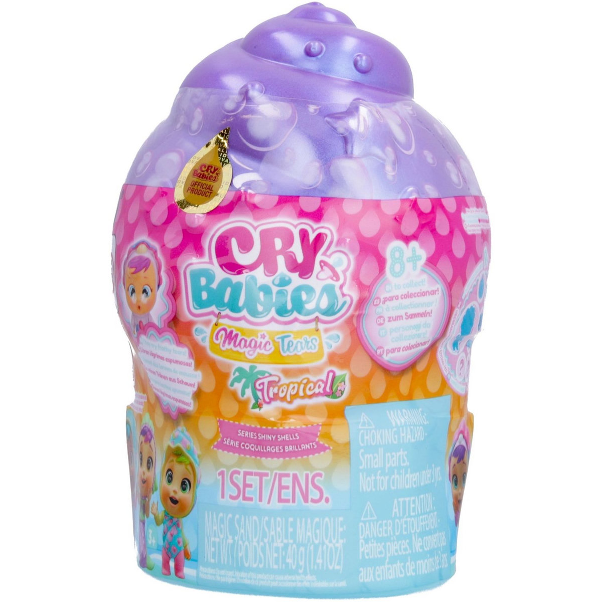 IMC TOYS Cry babies Magic Tears Tropical Shiny Shells 