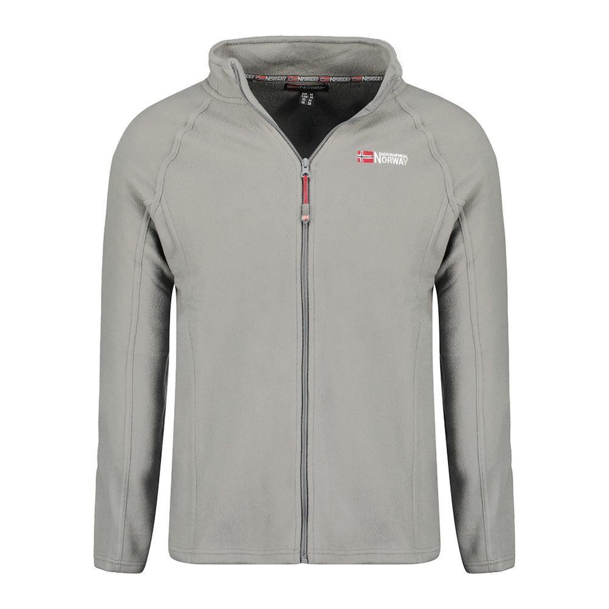 GEOGRAPHICAL NORWAY Veste Polaire Gris Clair Homme Geographical Norway Tug. Coloris disponibles : Gris