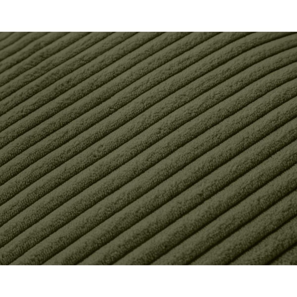 LISA DESIGN Garance - module d'assise 3 places avec accoudoir droit - en velours côtelé