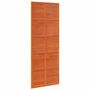 Voir la diapositive 2 : VIDAXL Porte de grange marron cire 80x208 cm bois massif de pin
