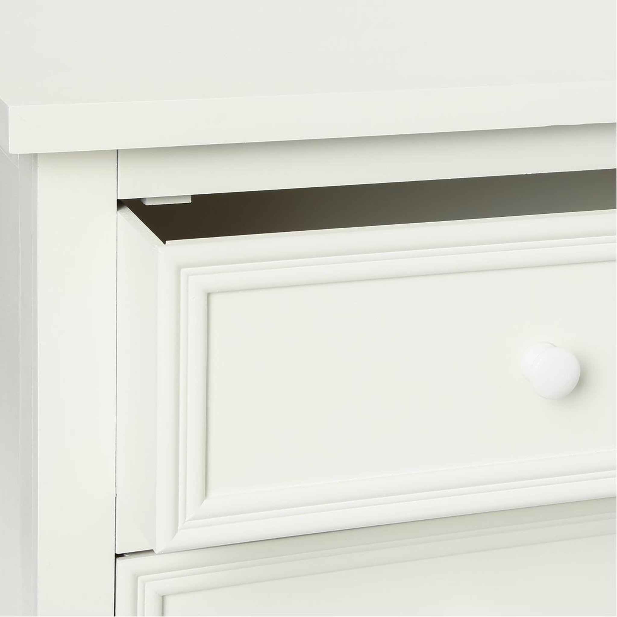 Voir la diapositive 3 : ATMOSPHERA Chiffonnier 6 tiroirs  charme  113cm blanc