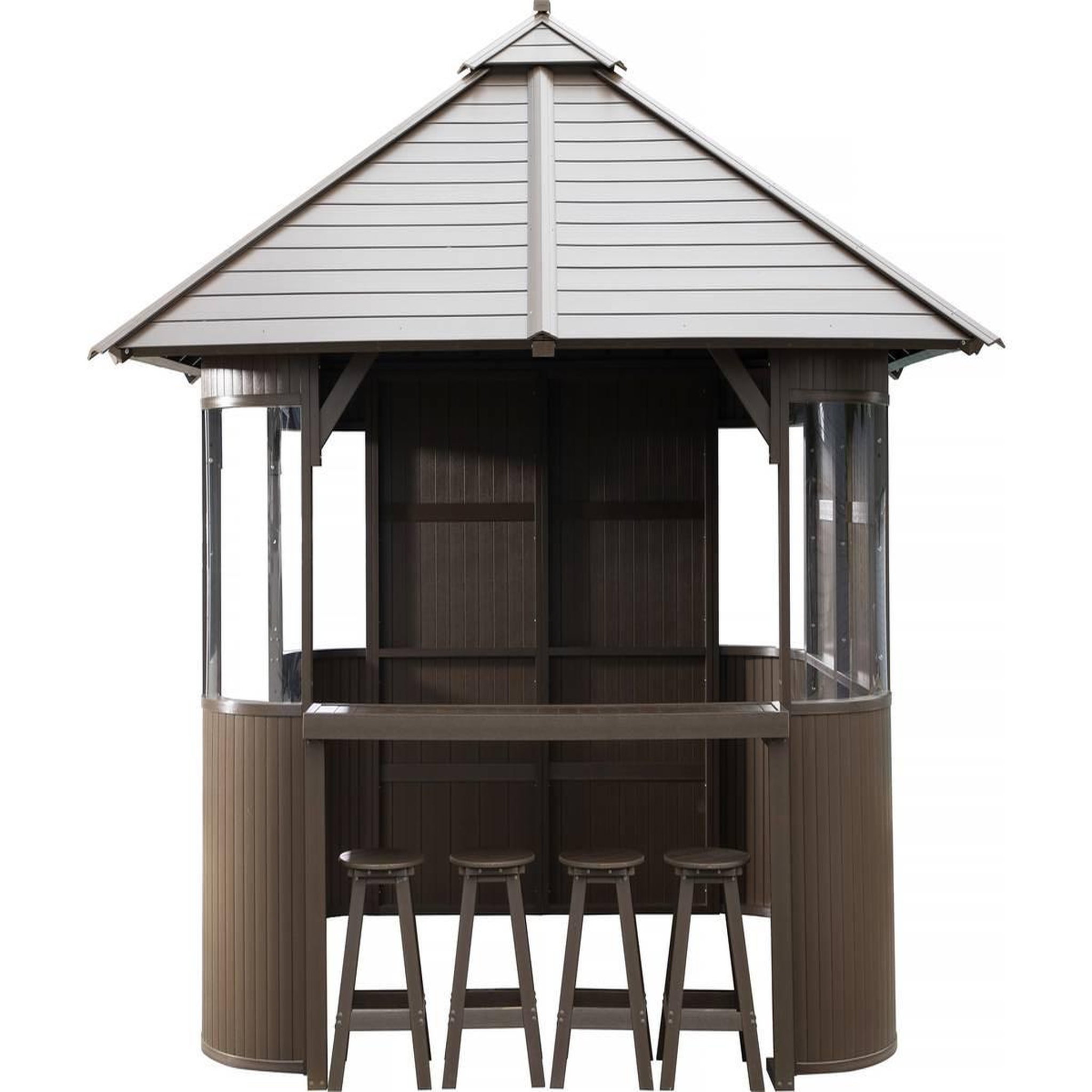 Voir la diapositive 3 : Habitat et Jardin Abri de spa  bali  - 330 x 330 x 323 cm