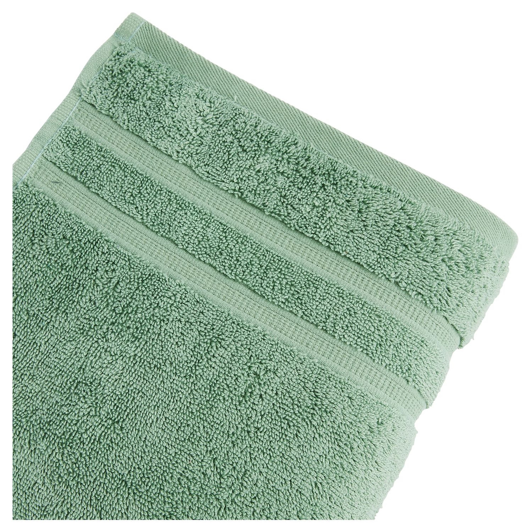 Voir la diapositive 2 : ACTUEL Serviette de toilette unie en coton 600 g/m²