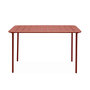 Voir la diapositive 5 : SWEEEK Table de jardin métal 4 places, Amelia L 120 x 70 x 72,5cm