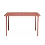 Voir la diapositive 5 : SWEEEK Table de jardin métal 4 places, Amelia L 120 x 70 x 72,5cm