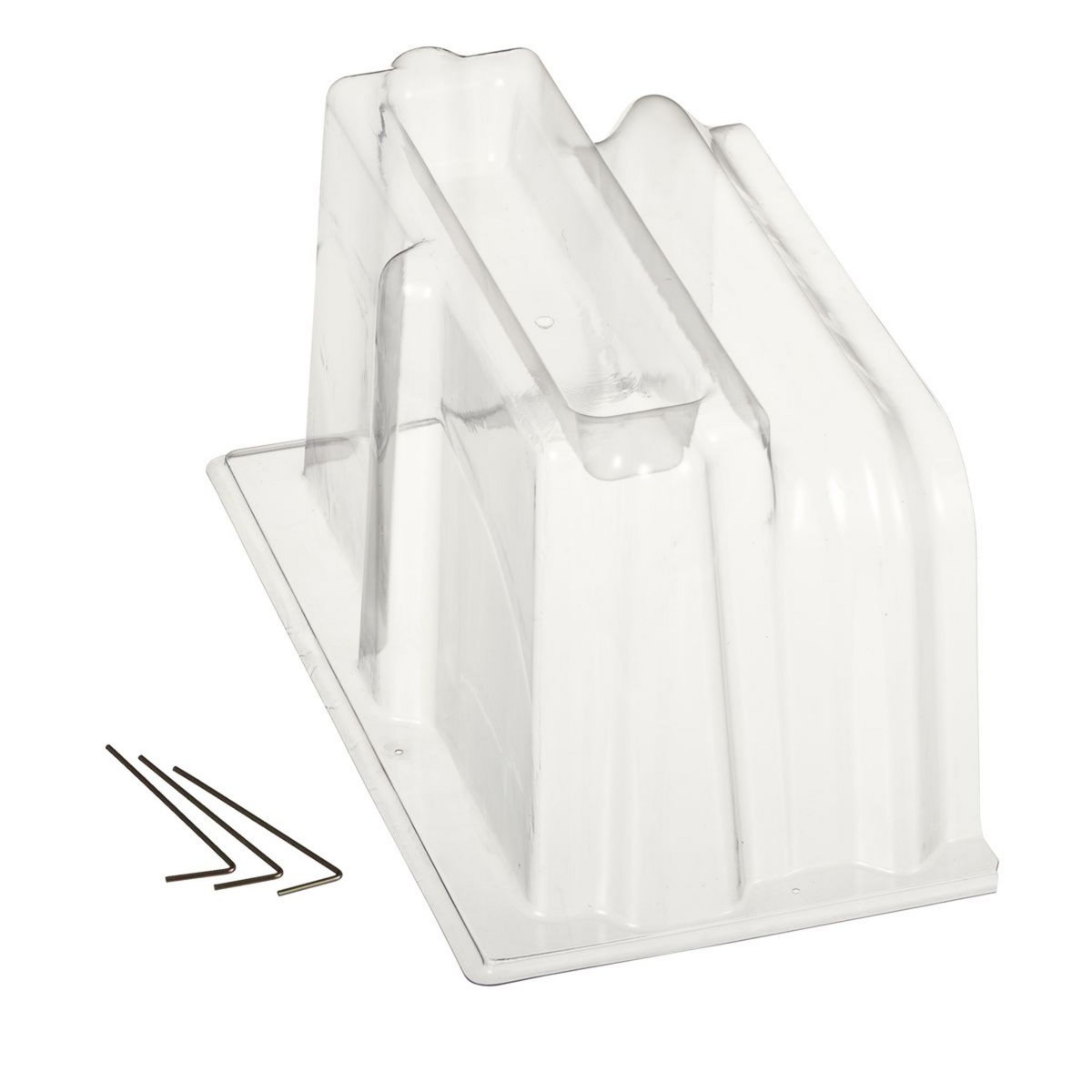 Nature Emboût fermeture tunnel de forçage PVC souple - H22 x 21,5 x 40 cm